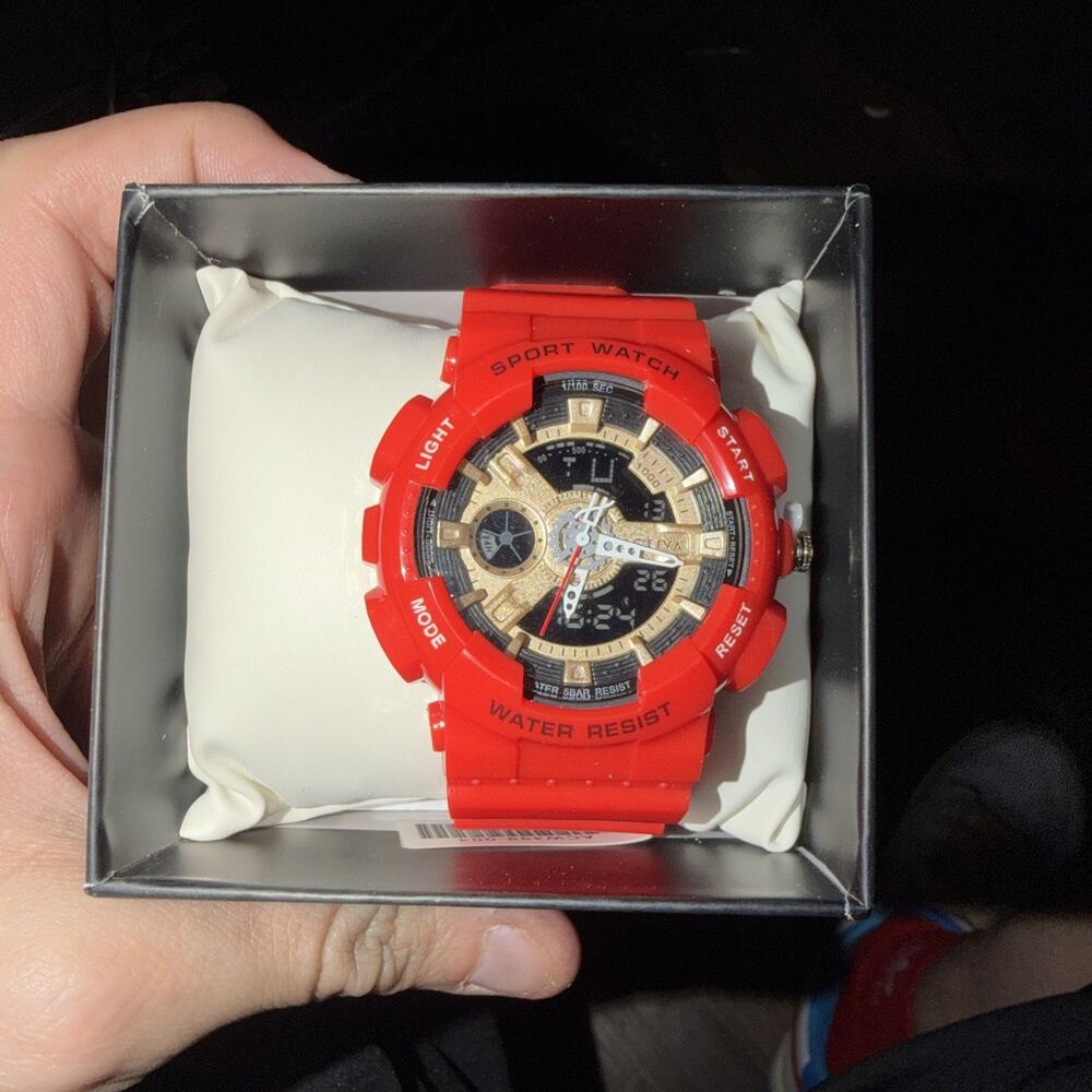 ACW499-004 - Activa Pixel X Invicta Digital Men's Watch - 50mm. Red